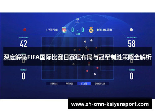 深度解码FIFA国际比赛日赛程布局与冠军制胜策略全解析 深度解码FIFA国际比赛日赛程布局与冠军制胜策略全解析